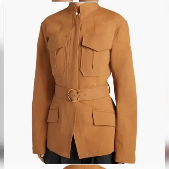 A.L.C. Tan Bomber Jacket - Picture 3 of 14